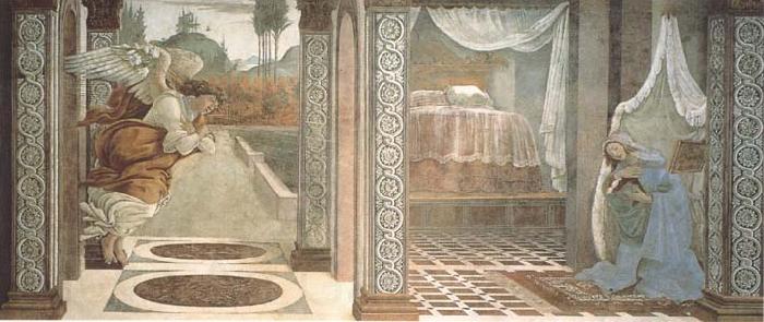 Sandro Botticelli Annunciation of San Martino alla Scala France oil painting art